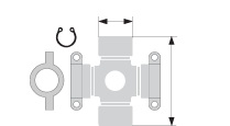 Стопорные кольца и крышки с крепежом (Scania)